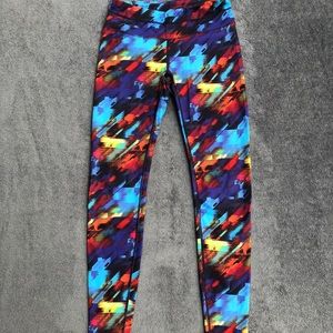 Athleta leggings. Size small. Multicolored